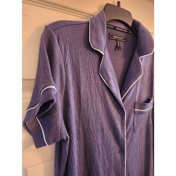 BCBGmaximara NWT sleepshirt size small navy - Picture 6 of 9